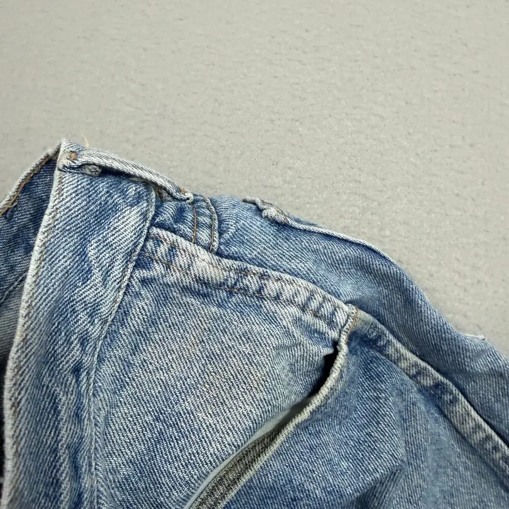 Vintage Wrangler Carpenter Jean Shorts Men's 33 Blue 9